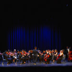 wide angle of Morgantown High Orchestra